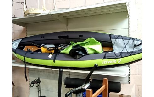 KAYAK gonflable Itwit 2 Decathlon + pagaies et sieges