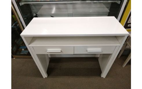BUREAU CONSOLE BLANCHE