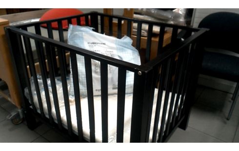 LIT ENFANT NOIR, , BOIS