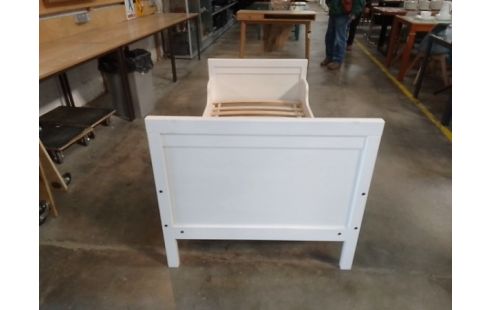 LIT ENFANT BOIS BLANC EXTENSIBLE