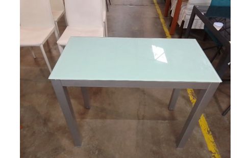 CONSOLE EXTENSIBLE VERRE MÉTAL