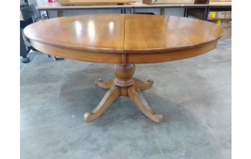 TABLE GUERIDON MERISIER + 2 ALLONGES