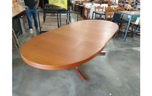 TABLE BAUMANN 2 ALLONGES TECK