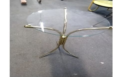 SELLETTE Pm verre pieds dores