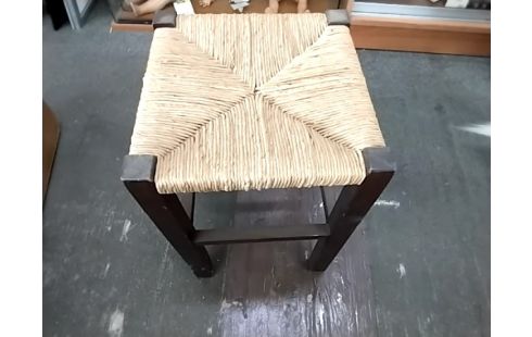 TABOURET Paillé