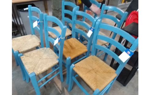 CHAISE BOIS PAILLEE L'UNITE