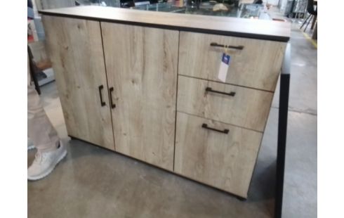 MEUBLE MODERNE 2 PORTES 3 TIROIRS