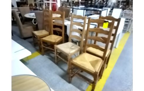 CHAISE LOT DE 5