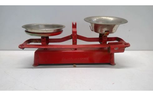 WEEGSCHAAL KLEIN VINTAGE ROOD