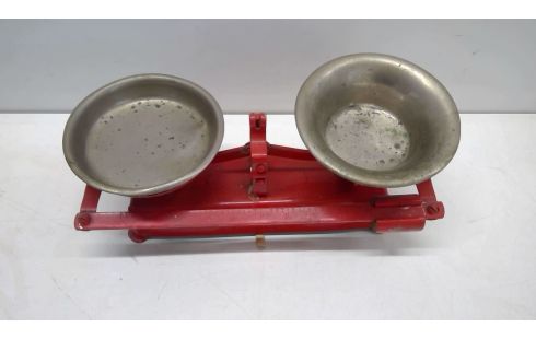 WEEGSCHAAL KLEIN VINTAGE ROOD