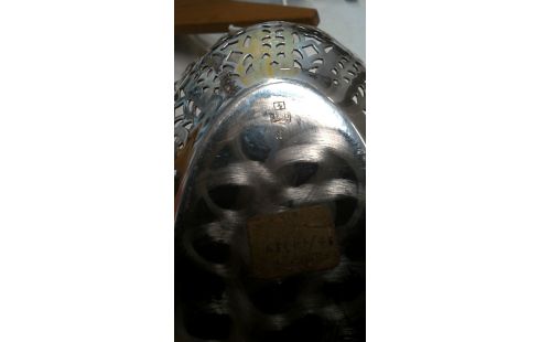 MANDJE VERZILVERD ELLDEE