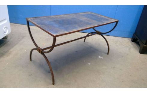 TABLE DE SALON FER FORGE