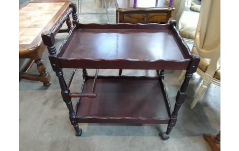 DESSERTE A ROULETTES BOIS