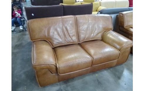 CANAPE STYLE CLUB CUIR 2 PLACES