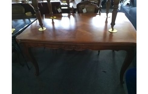 TABLE STYLE REGENCE 2 ALLONGES MERISIER