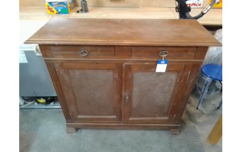 BUFFET BAS 2 PORTES / 2 TIROIRS EN L'ETAT