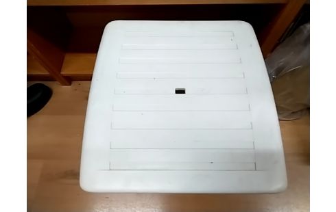 TABLE BASSE Jardin pvc blanche