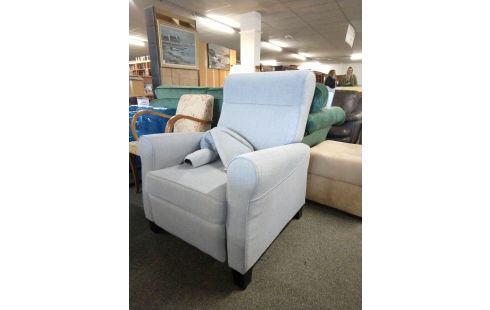 FAUTEUIL RELAX MÉCANIQUE TISSUS GRIS