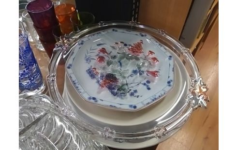 PLATEAU RAISIN EN VERRE