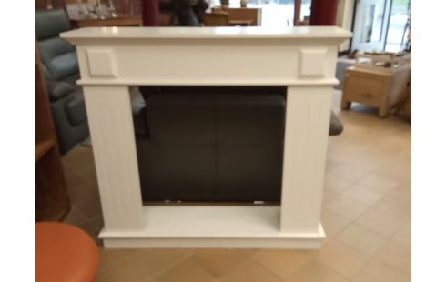 CHEMINEE DECORATIVE BLANCHE
