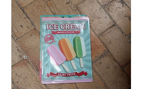 PLAQUE EMAILLEE DECORATIVE