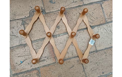 PORTE MANTEAU BOIS ETIRABLE