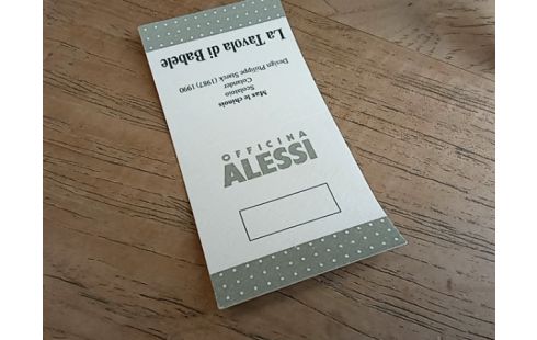 PASSOIRE/COUPE À FRUITS SUR PIED ALESSI MAX LE CHINOIS BY STARCK