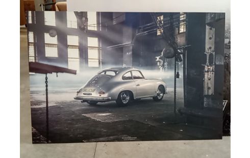 PHOTO PORSCHE 356 SUR PLEXI