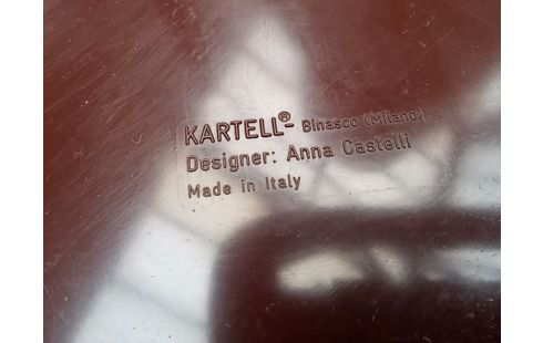 BAR/DESSERTE 1 PORTE COMPONIBILI KARTELL PVC BRUN