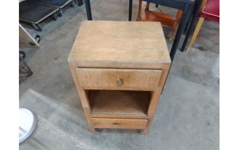 CHEVET 2 TIROIRS BOIS
