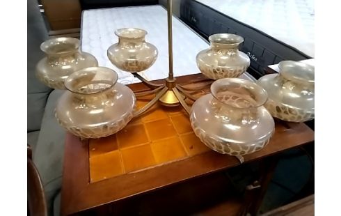 LUSTRE 6 BRANCHES VINTAGE