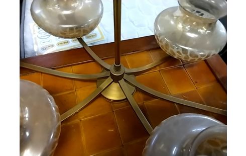 LUSTRE 6 BRANCHES VINTAGE