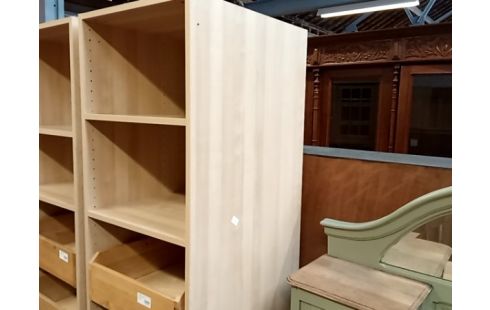 COLONNE penderie a tiroirs bois clair