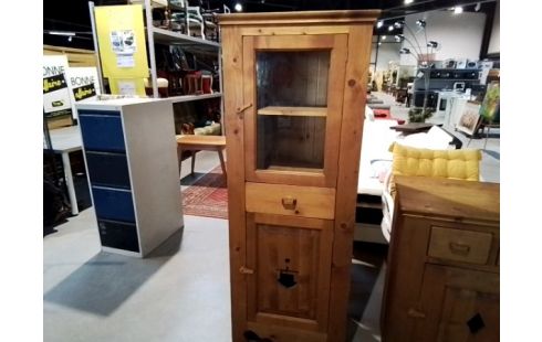 MEUBLE HAUT 2P 1T EN PIN