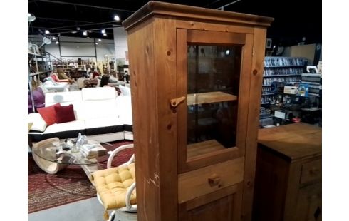 MEUBLE HAUT 2P 1T EN PIN