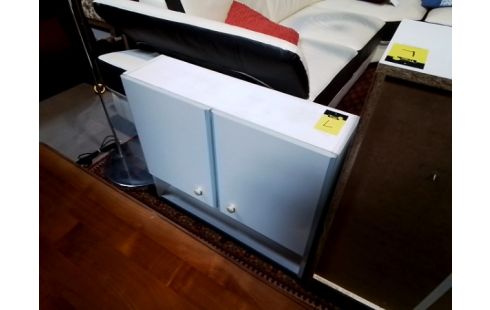 MEUBLE SALLE DE BAINS 2P 1N LISSERET BLEU