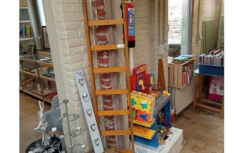 ECHELLE EN BOIS DECORATIVE