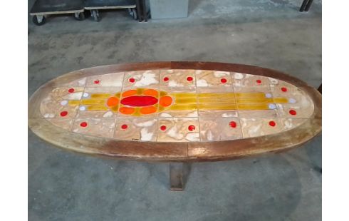 TABLE BASSE VINTAGE SIGNE RAYNAUD