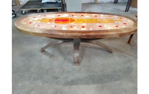 TABLE BASSE VINTAGE SIGNE RAYNAUD