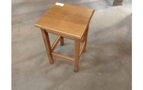 TABOURET CHENE CARRE