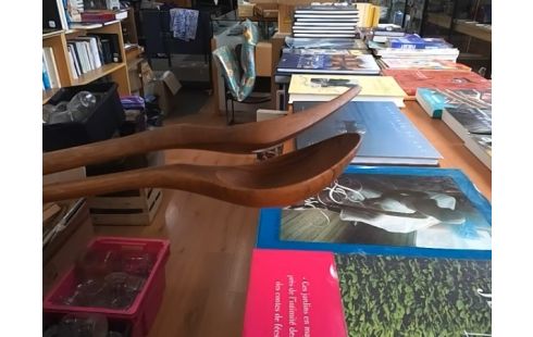 COUVERT A SALADE EN BOIS