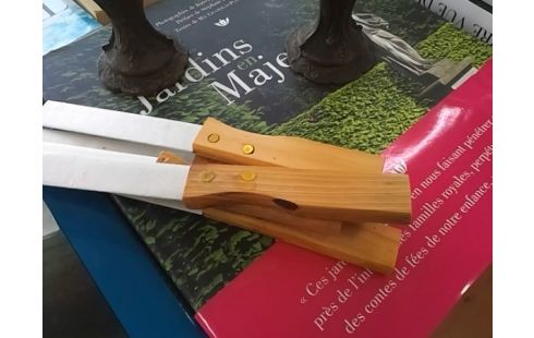 COUTEAU LOT DE 5 MANCHE BOIS