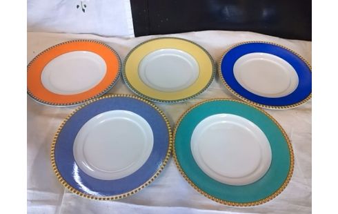 LOT DE 5 ASSIETTES KAHLA