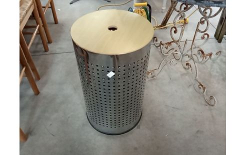 PANIERE A LINGE CHROME