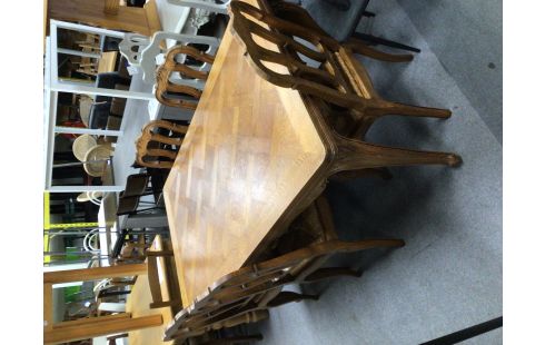 TABLE STYLE LOUIS XV AVEC RALLONGE