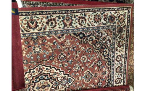 TAPIS ORIENTAL ROSE BLEU PM