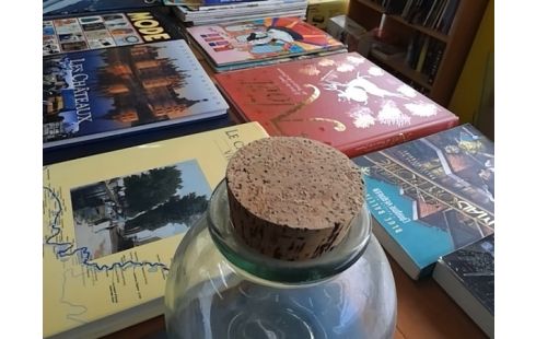 BONBONNIERE COUVERCLE EN LIEGE