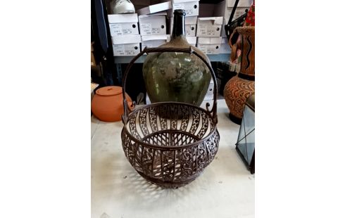 PANIER MÉTAL TRESSÉ