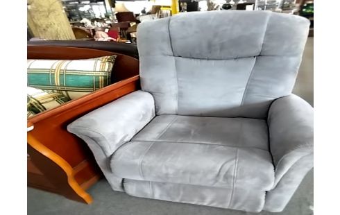 FAUTEUIL Relax électrique et leve facile gris avec acc