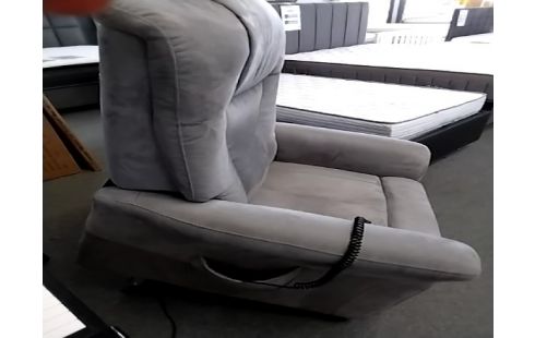 FAUTEUIL Relax électrique et leve facile gris avec acc